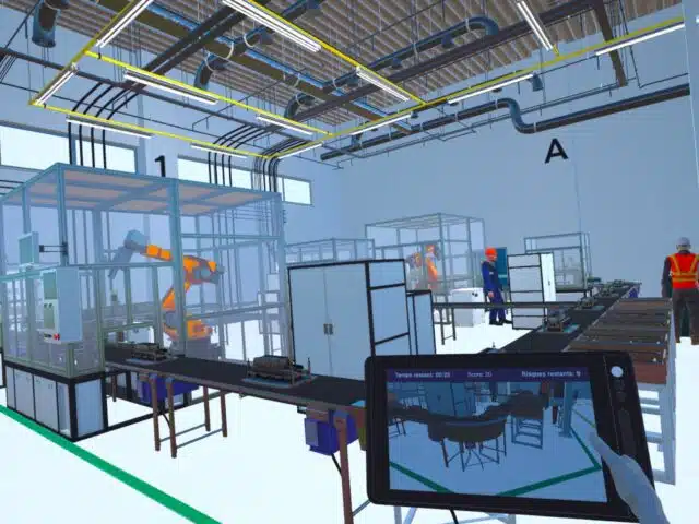 Chasse aux risques industrie en réalité virtuelle