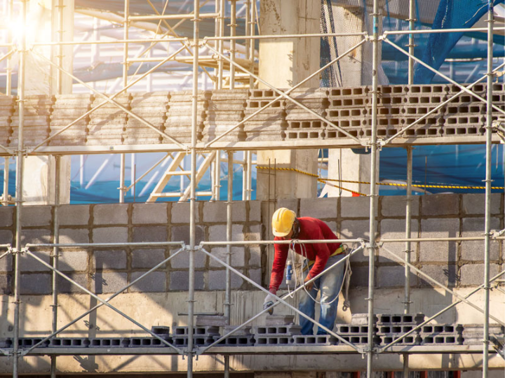 Travaux sur échafaudages